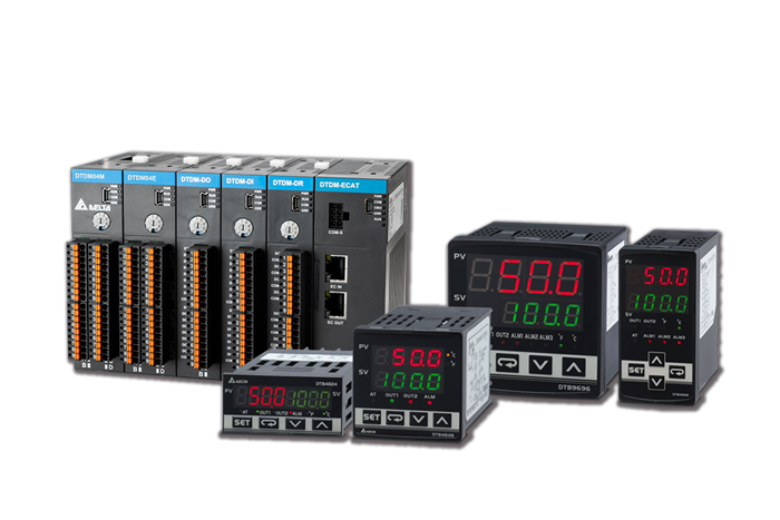 Temperature controller, power meter, machine vision camera and sensors