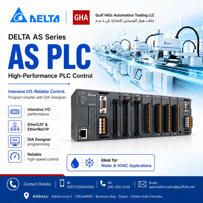 Delta AS Series PLC — high-performance modular PLC control